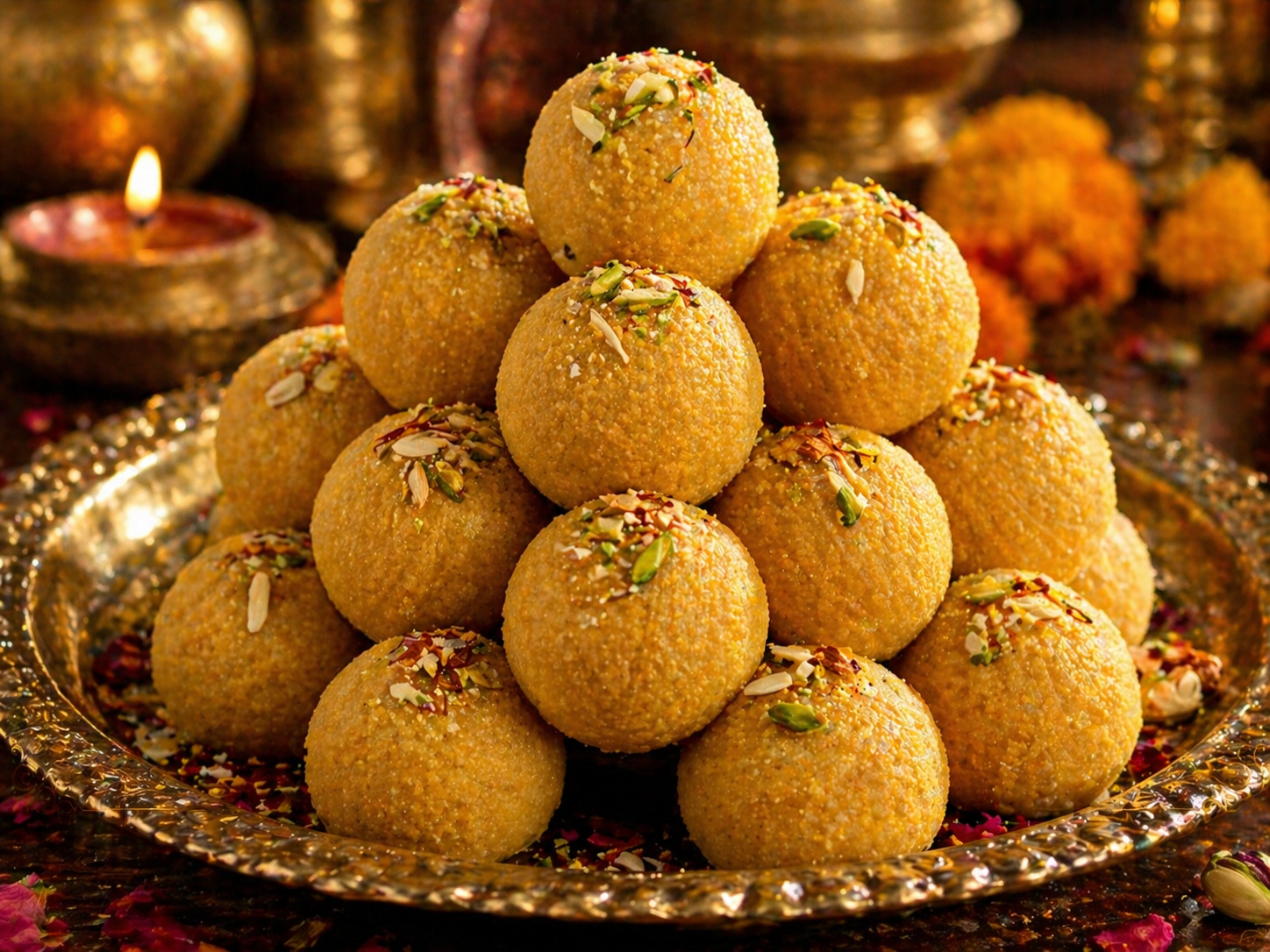 Besan Ladoo Chadhava